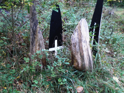 The cross is an allegory for passing away and completion